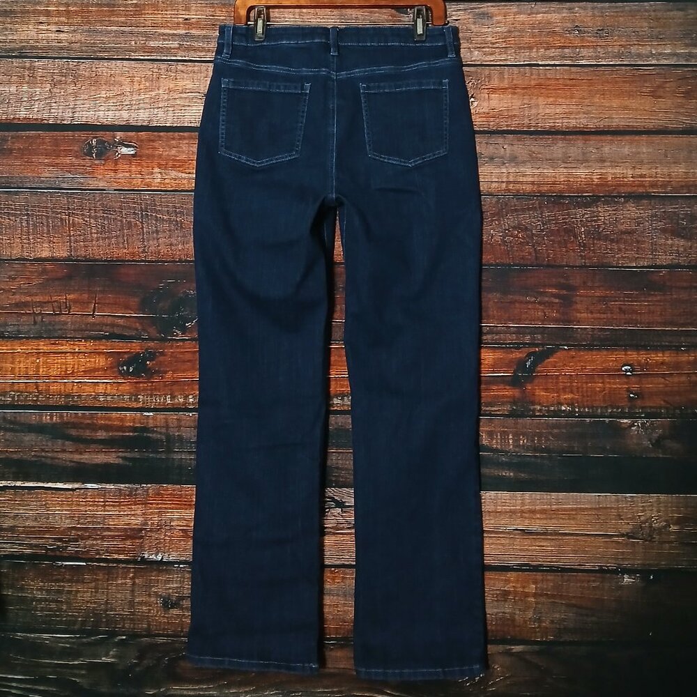 Buffalo David Bitton Jeans 12 32 Alyssa High Rise Straight Dark Wash Stretch - Picture 3 of 9